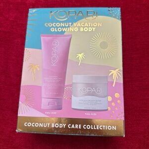 Brand New Kopari Coconut Vacation Glowing Body Set Full Size Body Wash & Butter